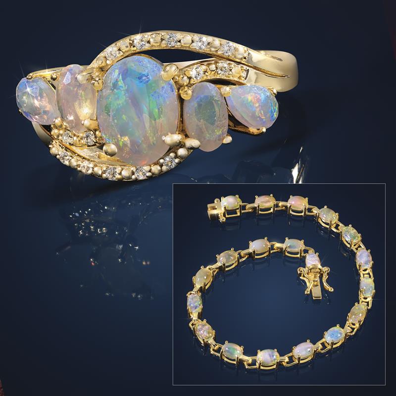 Opal Opulence Ring & Bracelet